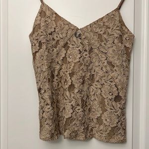 Anthropologie lace tank